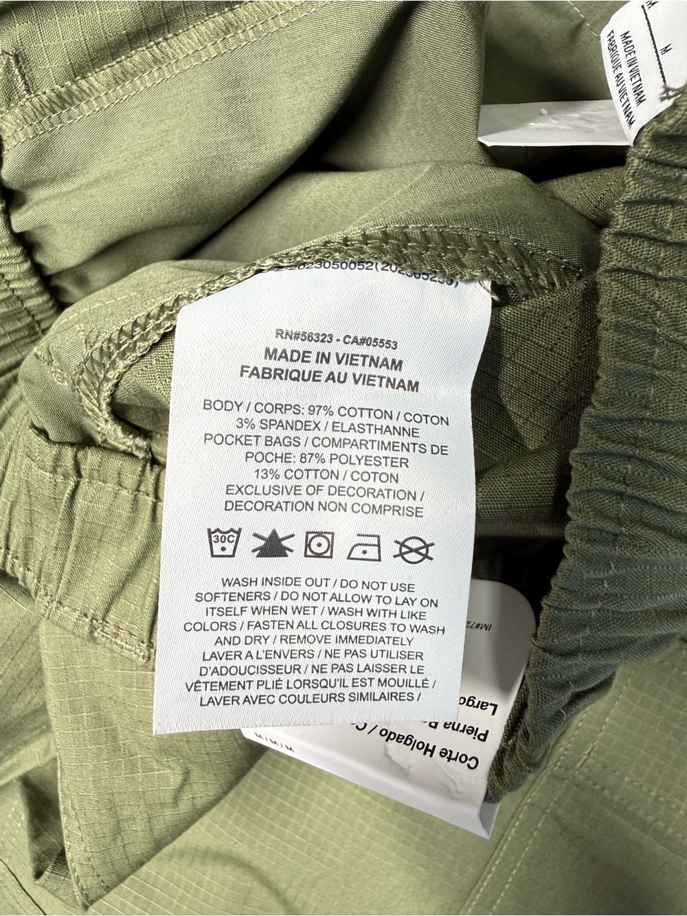 Nike Club Woven Cargo Pants Men's Sz M Ripstop Pattern HV1433-222 Retail$105 NWT - Picture 14 of 14
